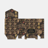 Vintage Honeycomb Bee Black Baby Dusche Geschenkschachtel (Ungefaltet)