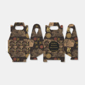 Vintage Honeycomb Bee Black Baby Dusche Geschenkschachtel (Ungefaltet)