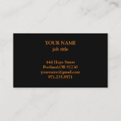 Vintage Honeycomb BeeKeeper Honey Apairist Bus Visitenkarte (Rückseite)