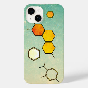 Vintage Honeycomb Molecule iPhone 14 Fall Case-Mate iPhone 14 Hülle