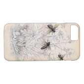 Vintage Honig-Bienen-Kunst Case-Mate iPhone Hülle (Rückseite (Horizontal))
