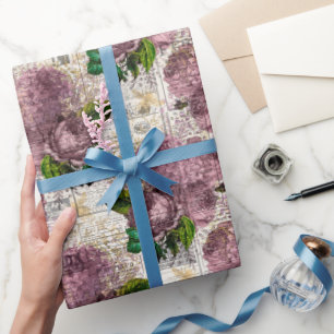 Vintage Honigbiene-Muster Geschenkpapier