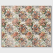 Vintage Honigbiene-Muster  Geschenkpapier (Flach)