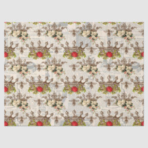 Vintage Honigbiene Serie Design 15 Seidenpapier