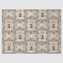 Vintage Honigbiene Serie Design 17 Seidenpapier