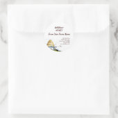 Vintage Honigbienen 1,5" Runder Aufkleber (Tasche)