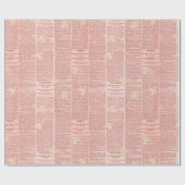 Vintage Honigbienen-Muster  Geschenkpapier (Flach)