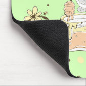 Vintage Honigbienendekor Mousepad (Ecke)