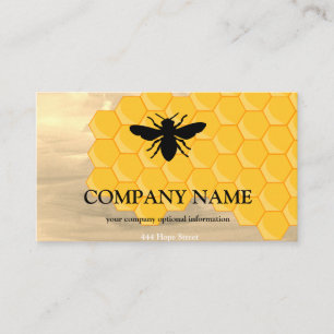 Vintage Honigwabenkraut-BieneKeeper Honigapairist Visitenkarte