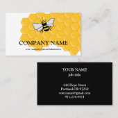 Vintage Honigwabenkraut-BieneKeeper Honigapairist Visitenkarte (Vorne/Hinten)