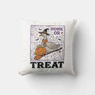 Vintage Honk Or Treat Hexen-Gans Halloween-Shirt_ Kissen