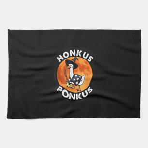 Vintage Honkus Ponkus Halloween Süße Hexen Ente Geschirrtuch