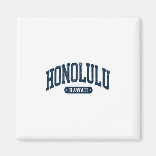 Vintage Honolulu Hawaii Oahu Souvenir Herren Damen Magnet