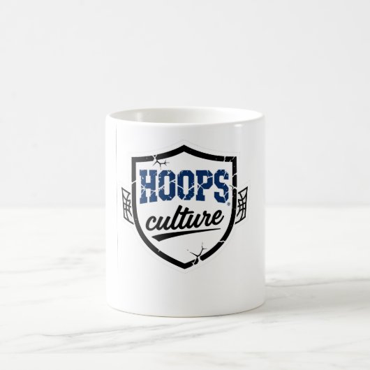 Vintage Hoops Culture Basketball Graphic Kaffeetasse (Mittel)