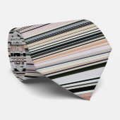 Vintage horizontale Streifen-Muster-Krawatte Krawatte (Gerollt)