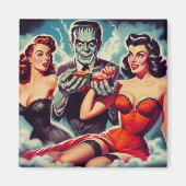 Vintage Horror-Buttone Magnet (Vorne)