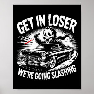 Vintage-Horror-Eintritt Verlierer, wir gehen zum A Poster