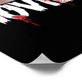 Vintage Horror Filmkunst Poster (Ecke)