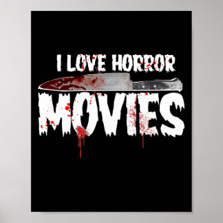 Vintage Horror Filmkunst Poster