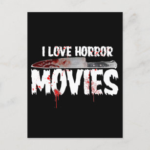 Vintage Horror Filmkunst Postkarte