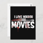 Vintage Horror Filmkunst Postkarte (Vorne/Hinten)