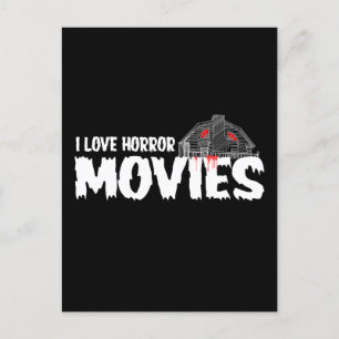Vintage Horror Filmkunst Postkarte