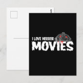 Vintage Horror Filmkunst Postkarte (Vorne/Hinten)