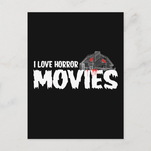 Vintage Horror Filmkunst Postkarte (Vorderseite)