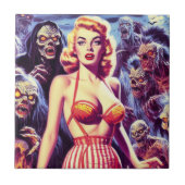 Vintage Horror Fliese (Vorderseite)