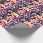 Vintage Horror Geschenkpapier (Ecke)