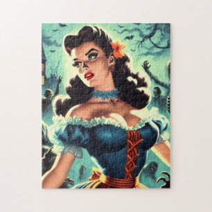 Vintage-Horror-Pin-up Puzzle