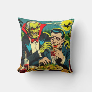 Vintage-Horror-Vampir-Comics Kissen