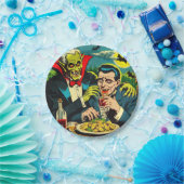 Vintage-Horror-Vampir-Comics Pappteller (Party)
