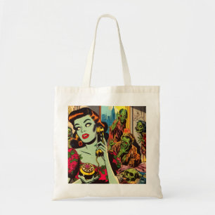 Vintage-Horror-Zombie-Comics Tragetasche