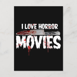 Vintage-Horrorfilm-Kunst Postkarte