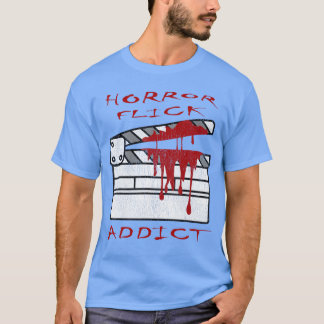 Vintage-Horrorfilm-Süchtiger Fan Halloween Gruseli T-Shirt