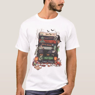 Vintage Horrorfilm-VHS-Kassetten-Stapel-Kunst T-Shirt