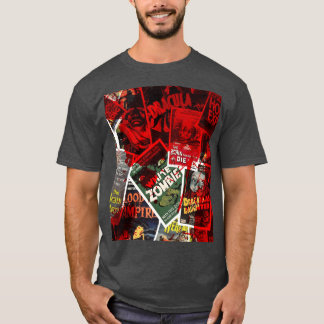 Vintage-Horrorfilme-Kollage Caesium-Junge T-Shirt