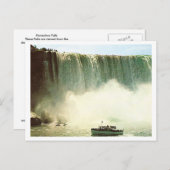 Vintage Horseshoe Falls Postkarte (Vorne/Hinten)