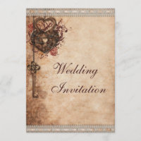 Vintage Hörsperre und Schlüsselhochzeit