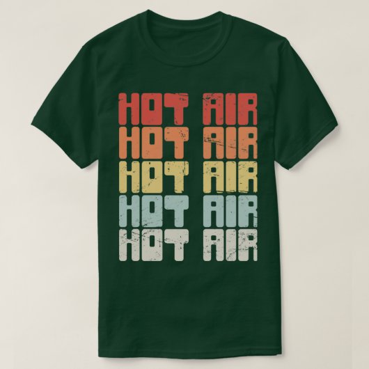 Vintage HOT AIR Balloon Graphic  T-Shirt (Design vorne)
