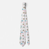 Vintage Hot Air Balloon Pattern (1) Krawatte (Vorderseite)