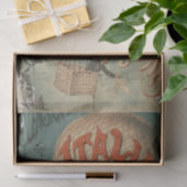 Vintage Hot Air Balloon Seidenpapier (Geschenk)