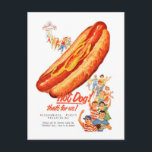 Vintage Hot Dogs 'Das ist für uns!' Postkarte<br><div class="desc">Vintage Hot Dogs 'Das ist für uns!' Werbung aus den sechziger Jahren! Wenn Sie Vintag sind,  besuchen Sie bitte meine anderen Läden unter: zazzle.com/seemonkee (Vintag) - zazzle.com/retronaut (Vintag) - zazzle.com/blackandwhiteonly (Vintage B&W ) - - mit über 3.500 Vintagen Designs höchster Qualität!</div>