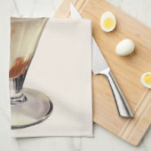 Vintage Hot Fudge Eiscreme-Sundae-Desserts Geschirrtuch (Viertel Falte)