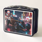 Vintage Hot Rod 1932 Metall Brotdose (Vorderseite)