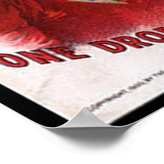 Vintage Hot-Sauce-Werbung Poster (Ecke)