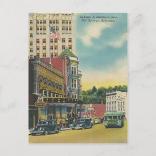 Vintage Hot Springs Arkansas Postkarte