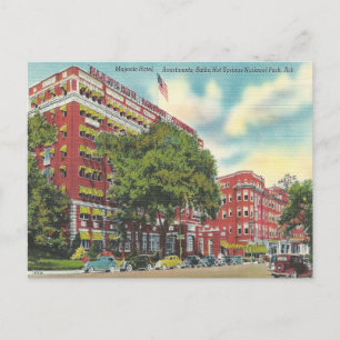 Vintage Hot Springs Arkansas Postkarte