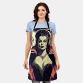 Vintage Hot Vampire-Frau Schürze (Getragen)